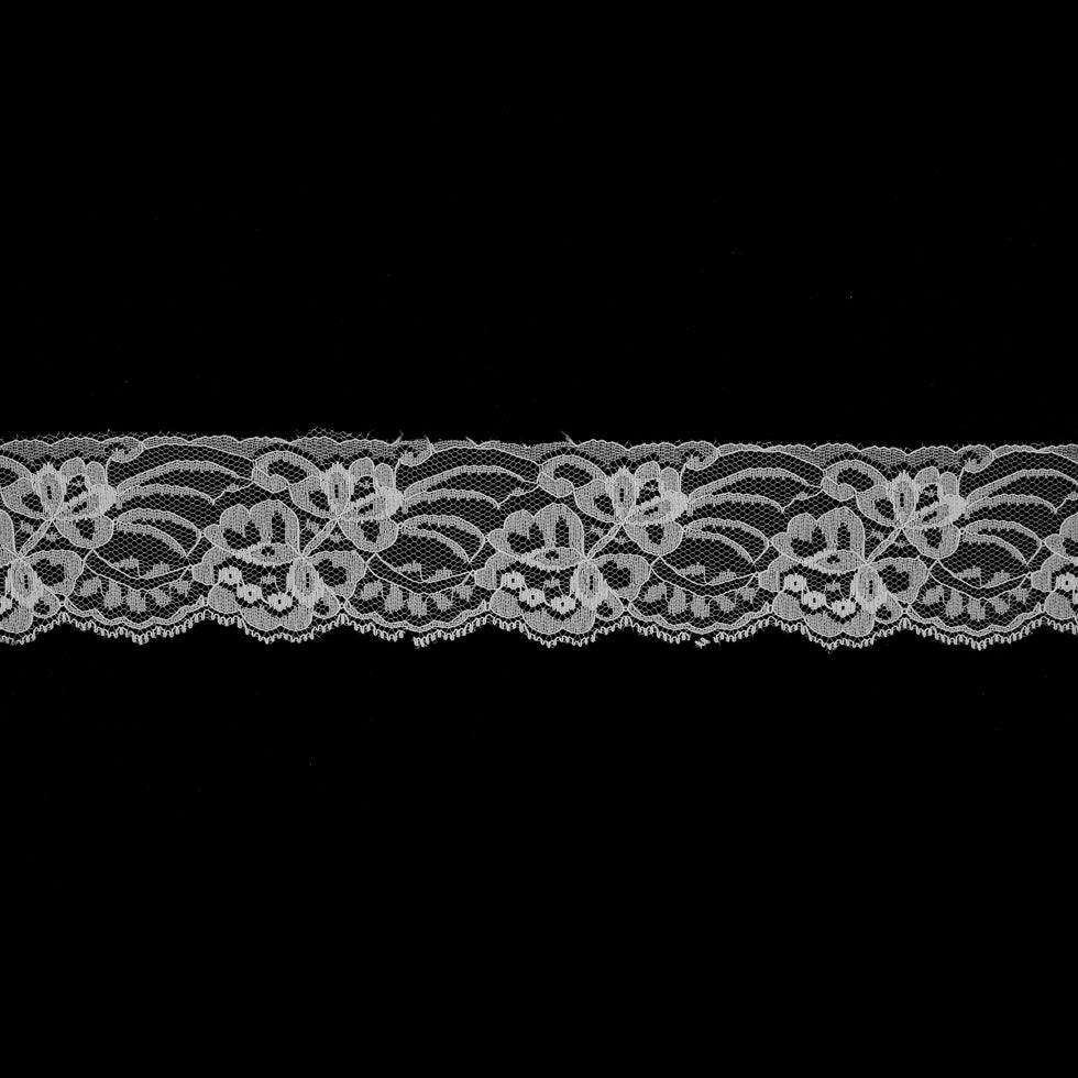 Off-White Laced Netting Trim - 2.5 Off-White Laced Netting Trim - 2.5