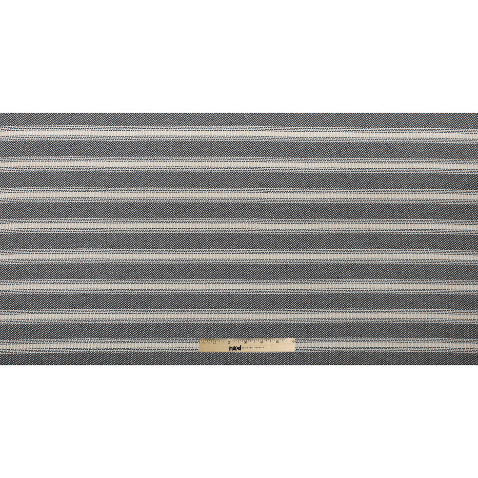Whisper White/Navy/Royal Blue Striped Tweed - Full Whisper White/Navy/Royal Blue Striped Tweed - Full