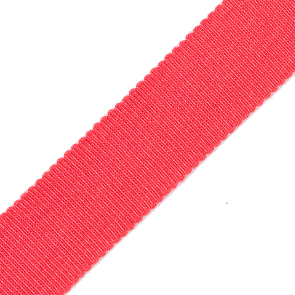 Red Petersham Grosgrain Ribbon - 0.75" Detail Red Petersham Grosgrain Ribbon - 0.75" Detail