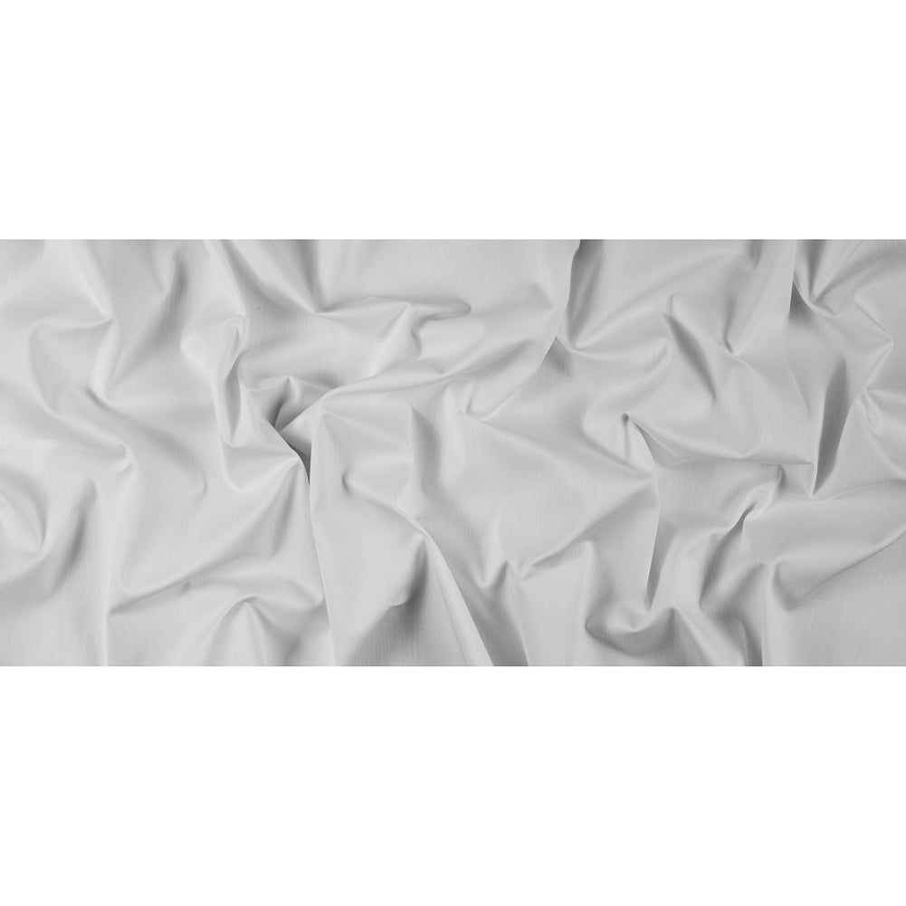 Italian Off-White Stretch Cotton Twill Full Italian Off-White Stretch Cotton Twill Full