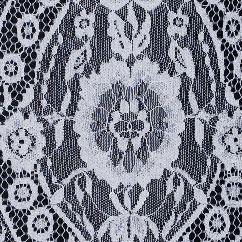 White French Lace Trimming - 14" Detail White French Lace Trimming - 14" Detail