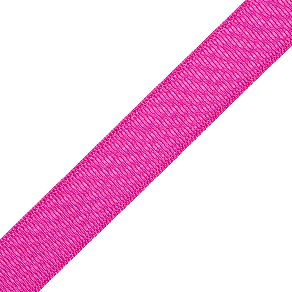 Fuchsia Rayon Grosgrain Ribbon - 0.375 - Detail Fuchsia Rayon Grosgrain Ribbon - 0.375 - Detail