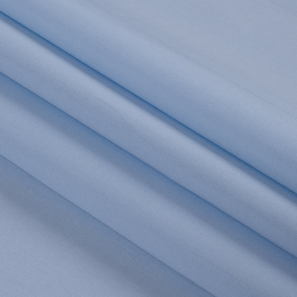 Light Blue 100% Pima Cotton Broadcloth - Detail Light Blue 100% Pima Cotton Broadcloth - Detail