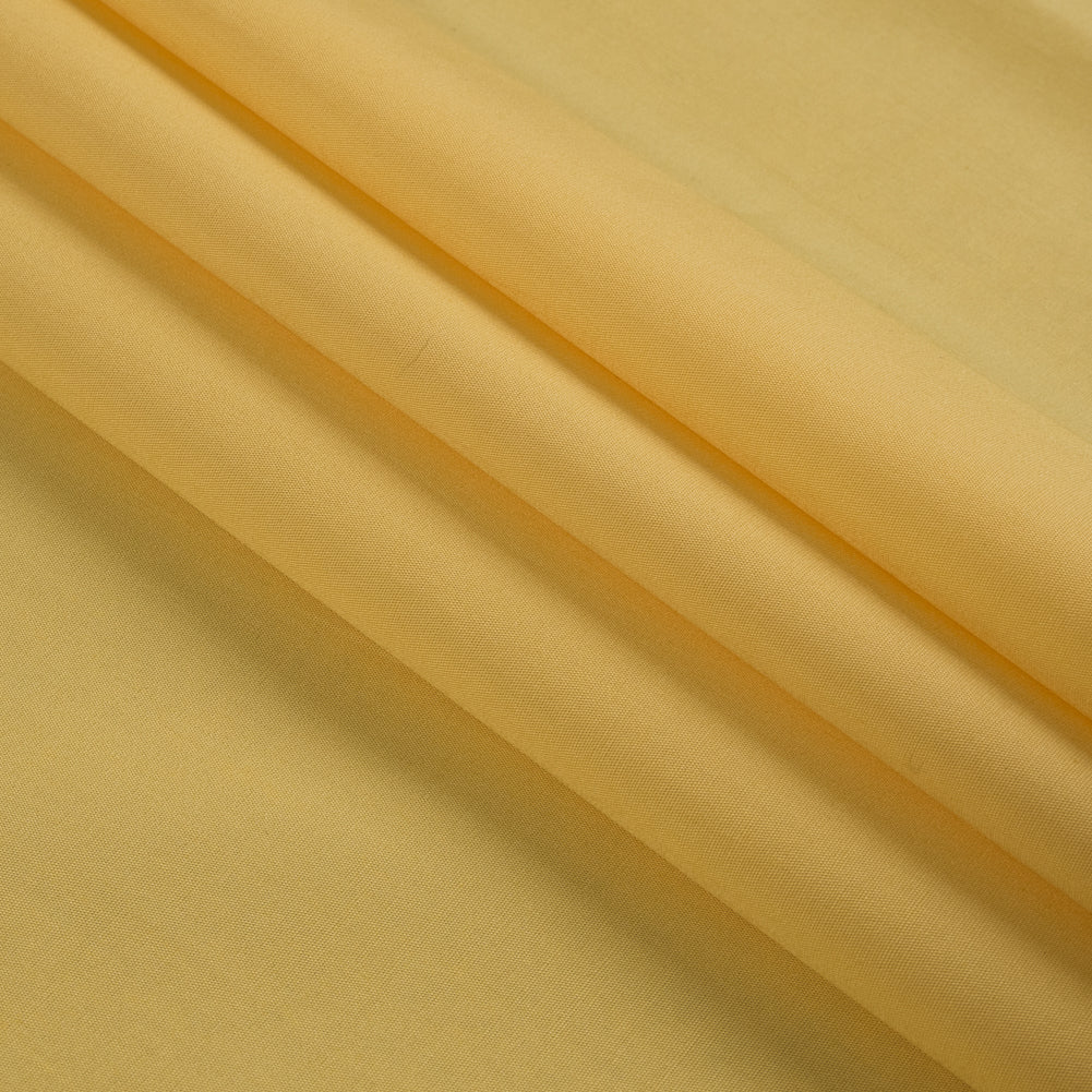 Yellow 100% Pima Cotton Broadcloth - Detail