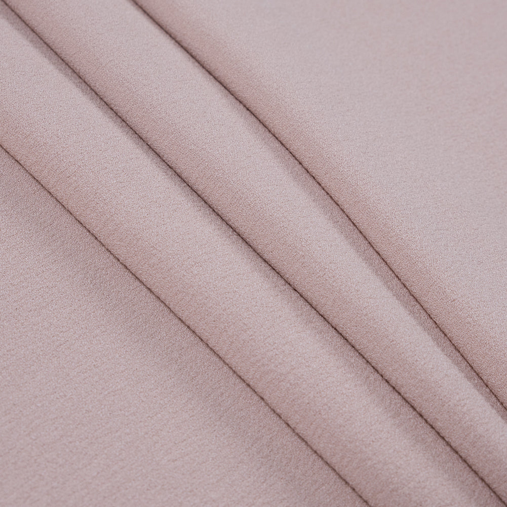 Italian Rose Dust Stretch Polyester Crepe Detail Italian Rose Dust Stretch Polyester Crepe Detail