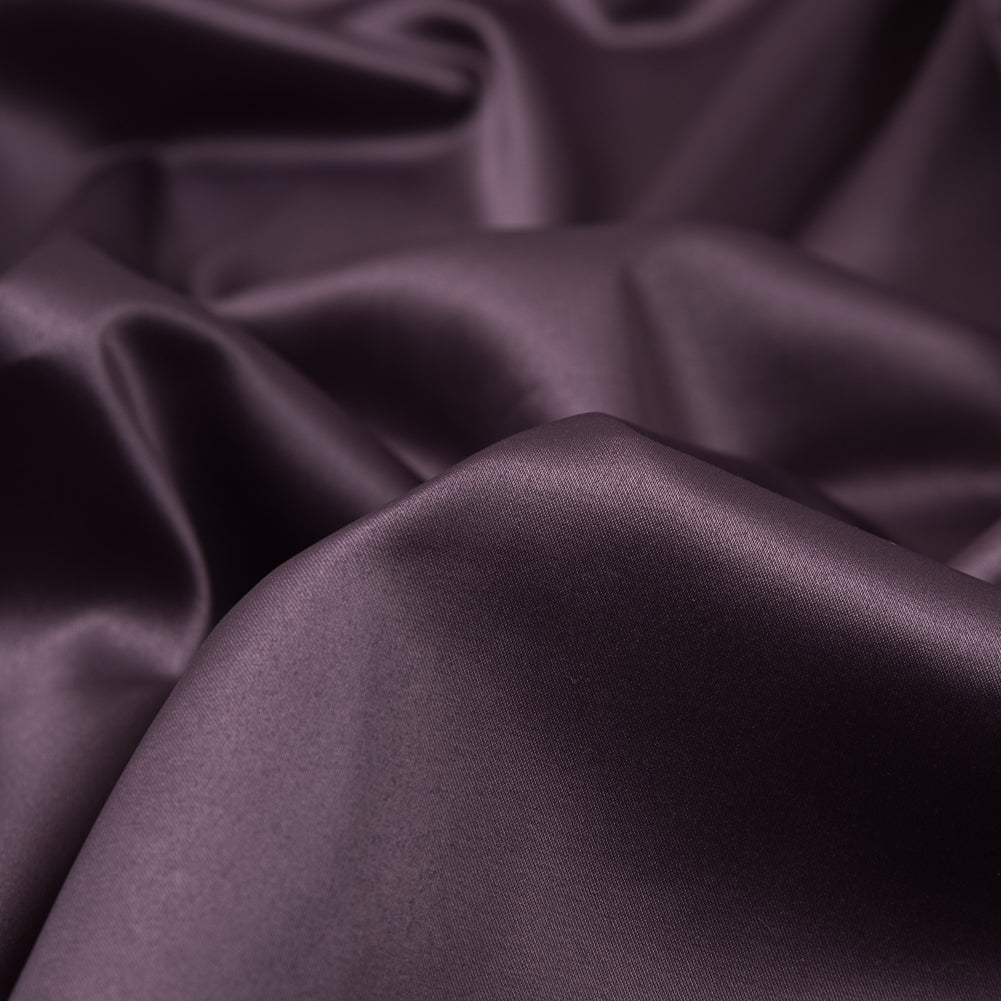 Italian Grape Shake Stretch Polyester Charmeuse Full Italian Grape Shake Stretch Polyester Charmeuse Full