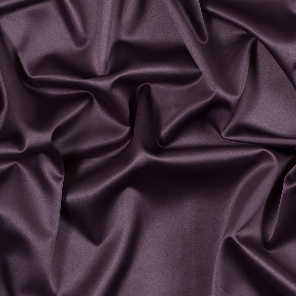 Italian Grape Shake Stretch Polyester Charmeuse Italian Grape Shake Stretch Polyester Charmeuse