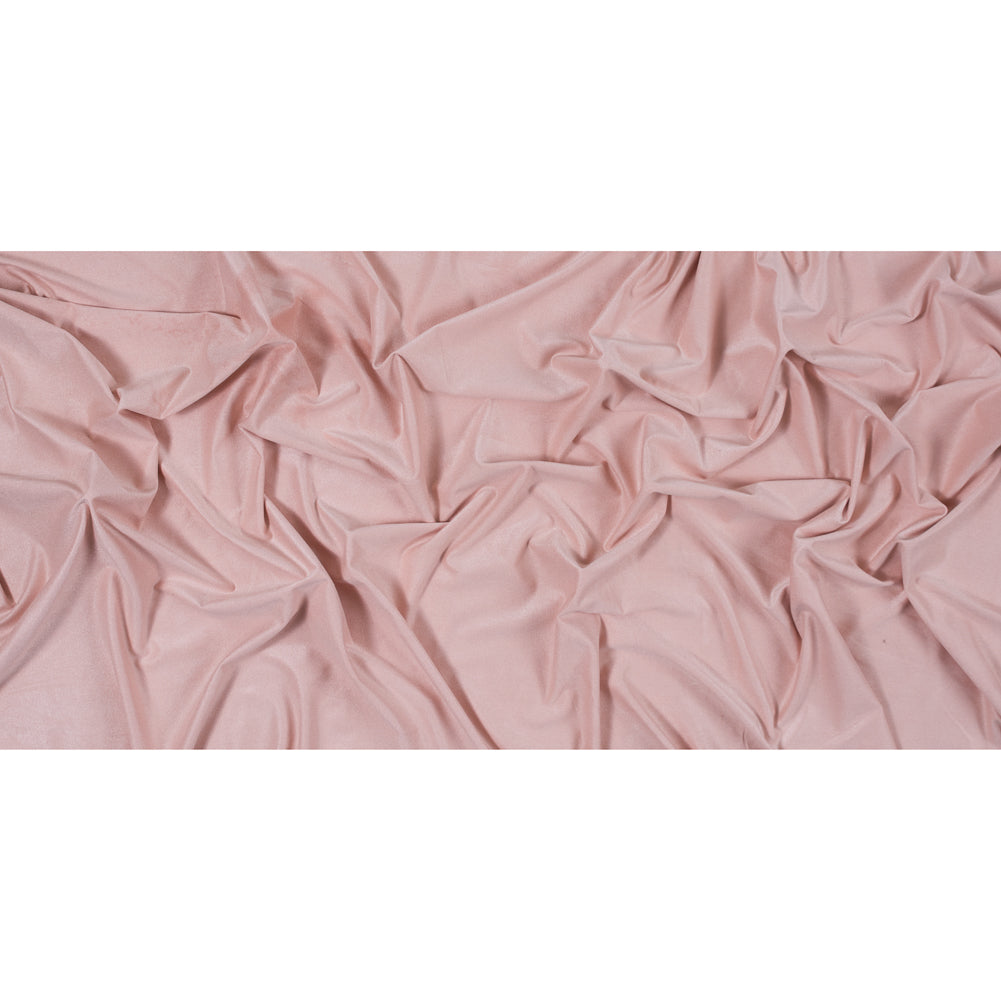 Italian Pink Lightweight Stretch Faux Suede Folded Italian Pink Lightweight Stretch Faux Suede Folded