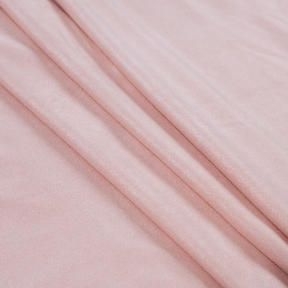 Italian Pink Lightweight Stretch Faux Suede Detail Italian Pink Lightweight Stretch Faux Suede Detail