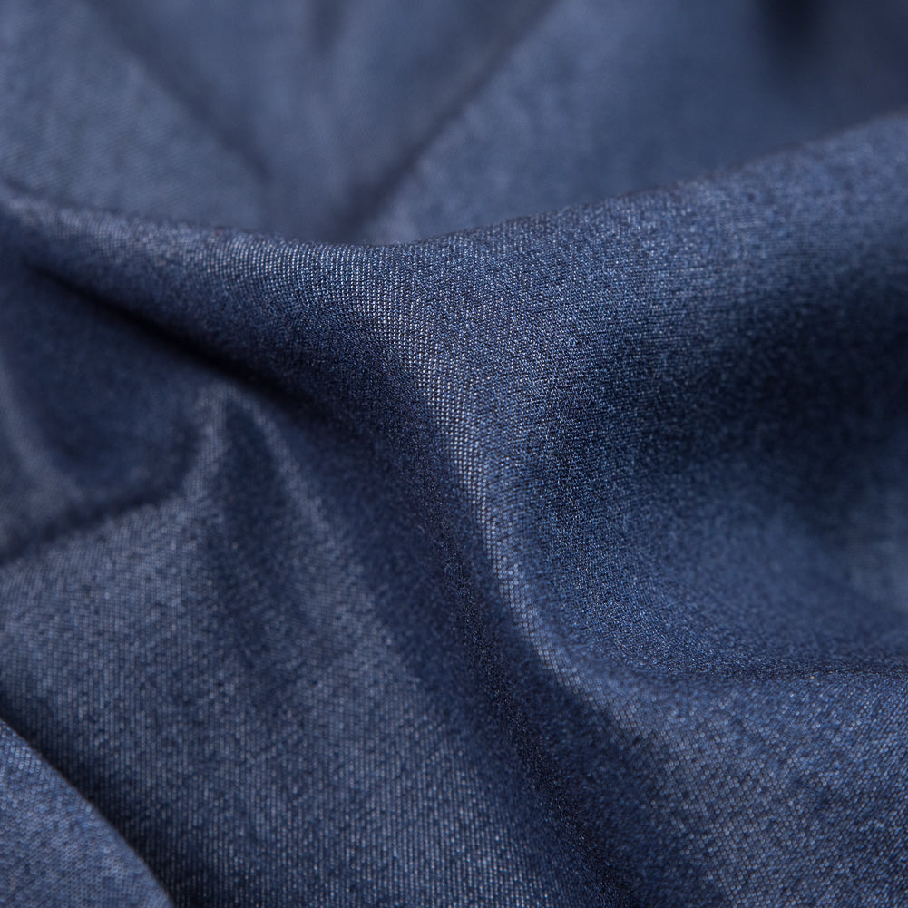 Italian Blue Topweight Viscose Denim - Full Italian Blue Topweight Viscose Denim - Full