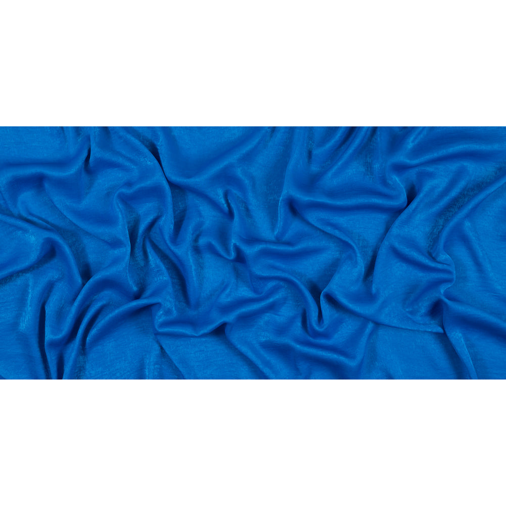 Italian Brilliant Blue Dyed Washed Polyester Dobby Folded Italian Brilliant Blue Dyed Washed Polyester Dobby Folded