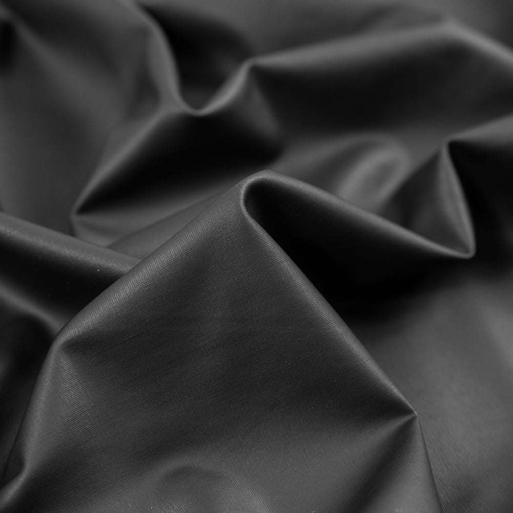 Italian Black Stretch Matte Pleather - Full Italian Black Stretch Matte Pleather - Full