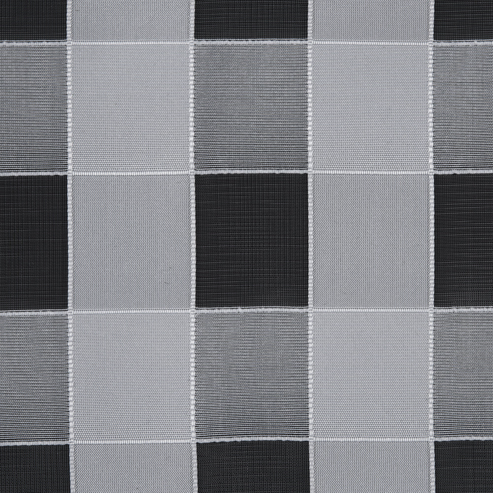Italian White Checkered Organza - Full Italian White Checkered Organza - Full