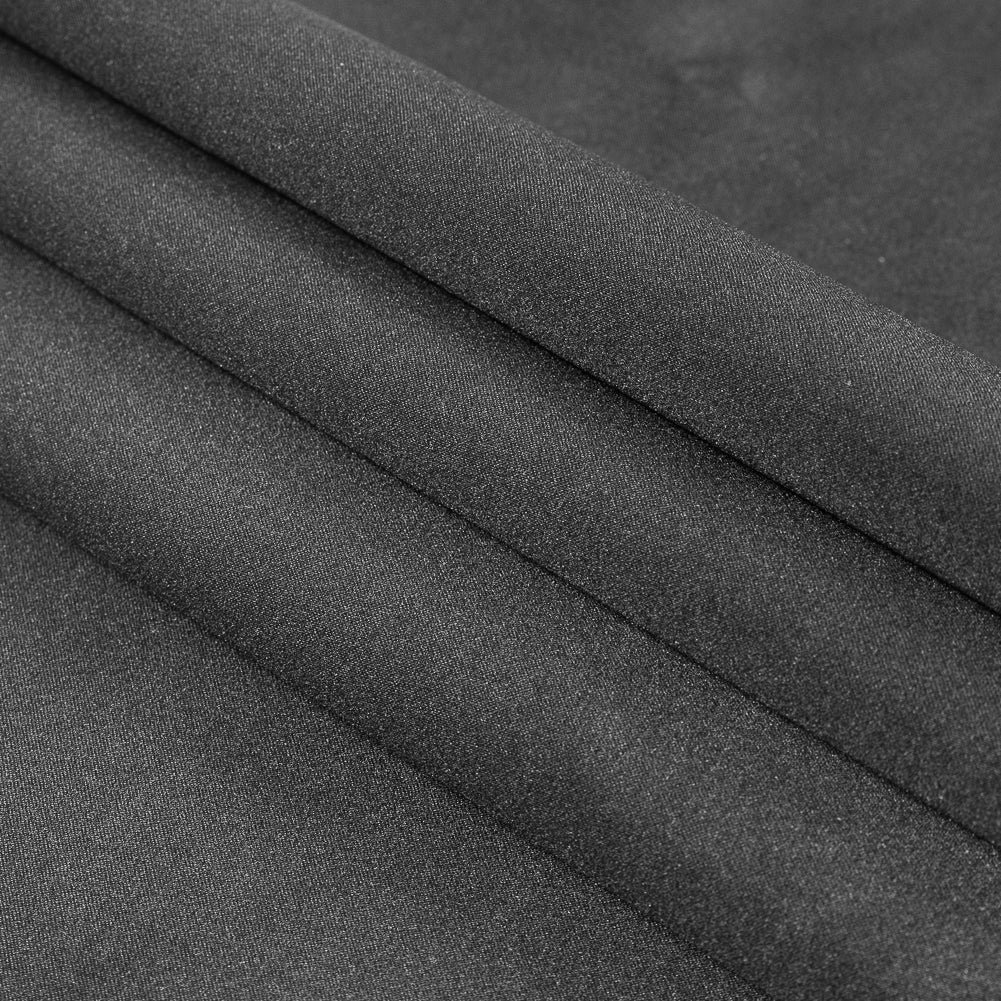 Black Polyester Satin - Folded Black Polyester Satin - Folded