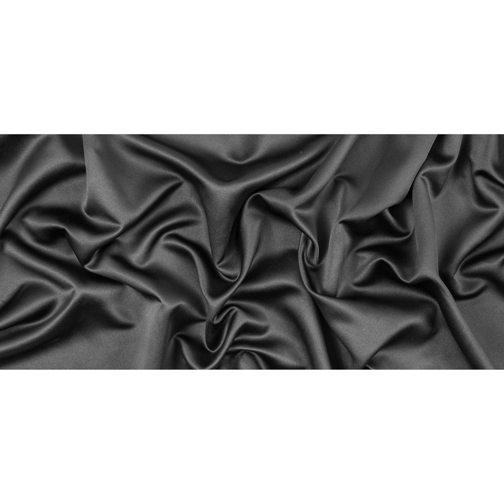 Black Polyester Satin - Full Black Polyester Satin - Full