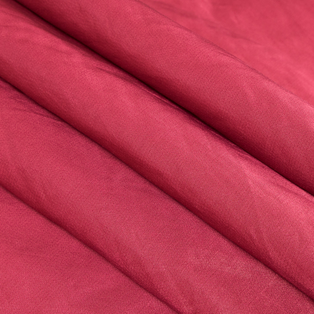 Cranberry Red Blended Polyester Satin - Folded Cranberry Red Blended Polyester Satin - Folded