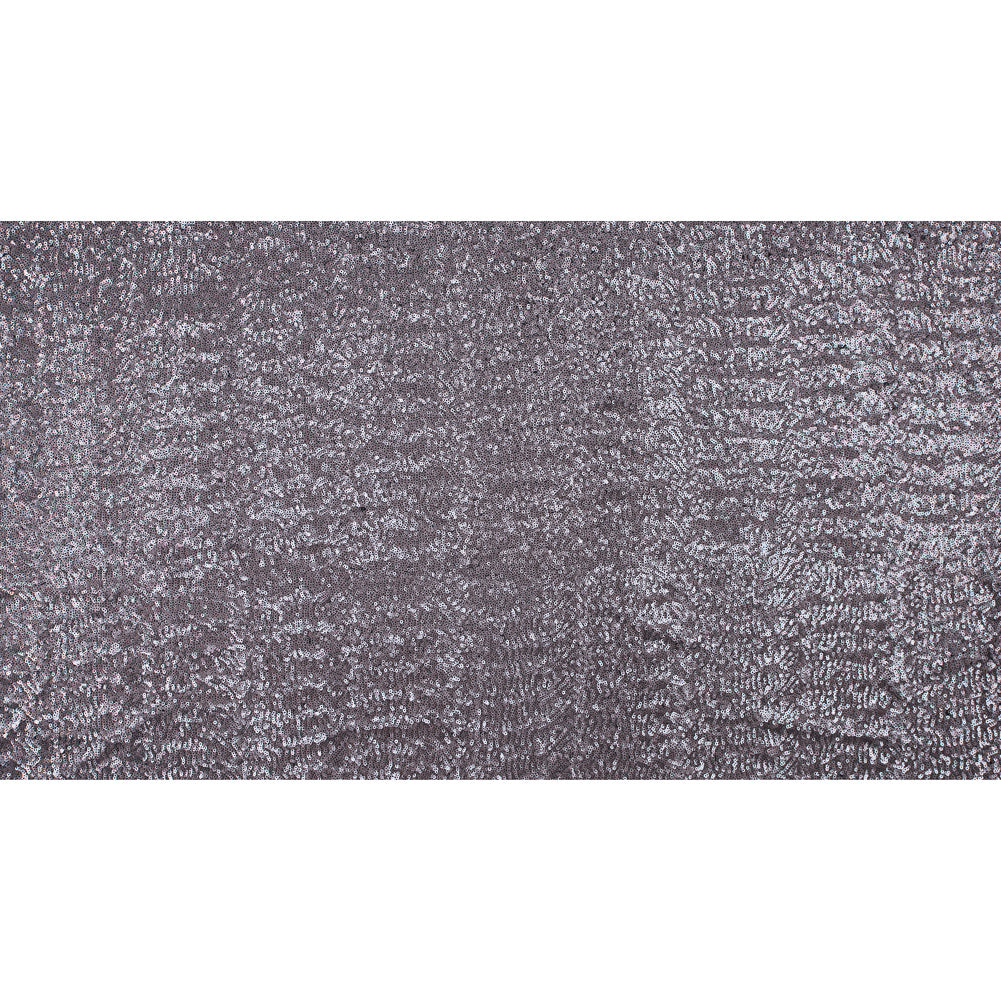 Phillip Lim Silver All Over Sequins on a Black Stretch Mesh Full Phillip Lim Silver All Over Sequins on a Black Stretch Mesh Full