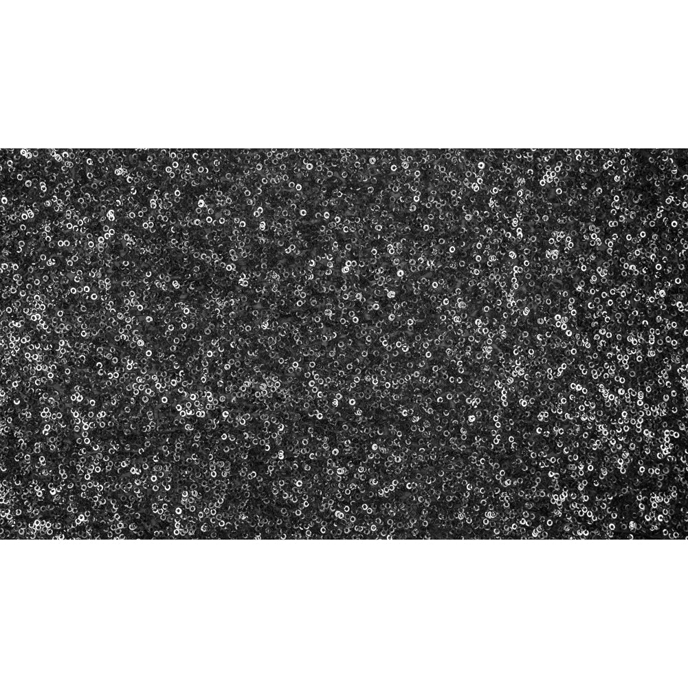 Phillip Lim Black Dyed All Over Circle Sequins on a Silk Georgette - Full Phillip Lim Black Dyed All Over Circle Sequins on a Silk Georgette - Full