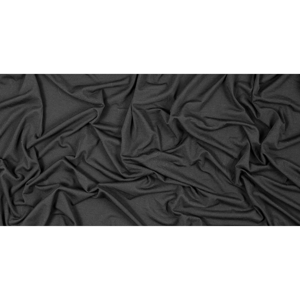 Black Stretch Polyester Jersey - Full Black Stretch Polyester Jersey - Full