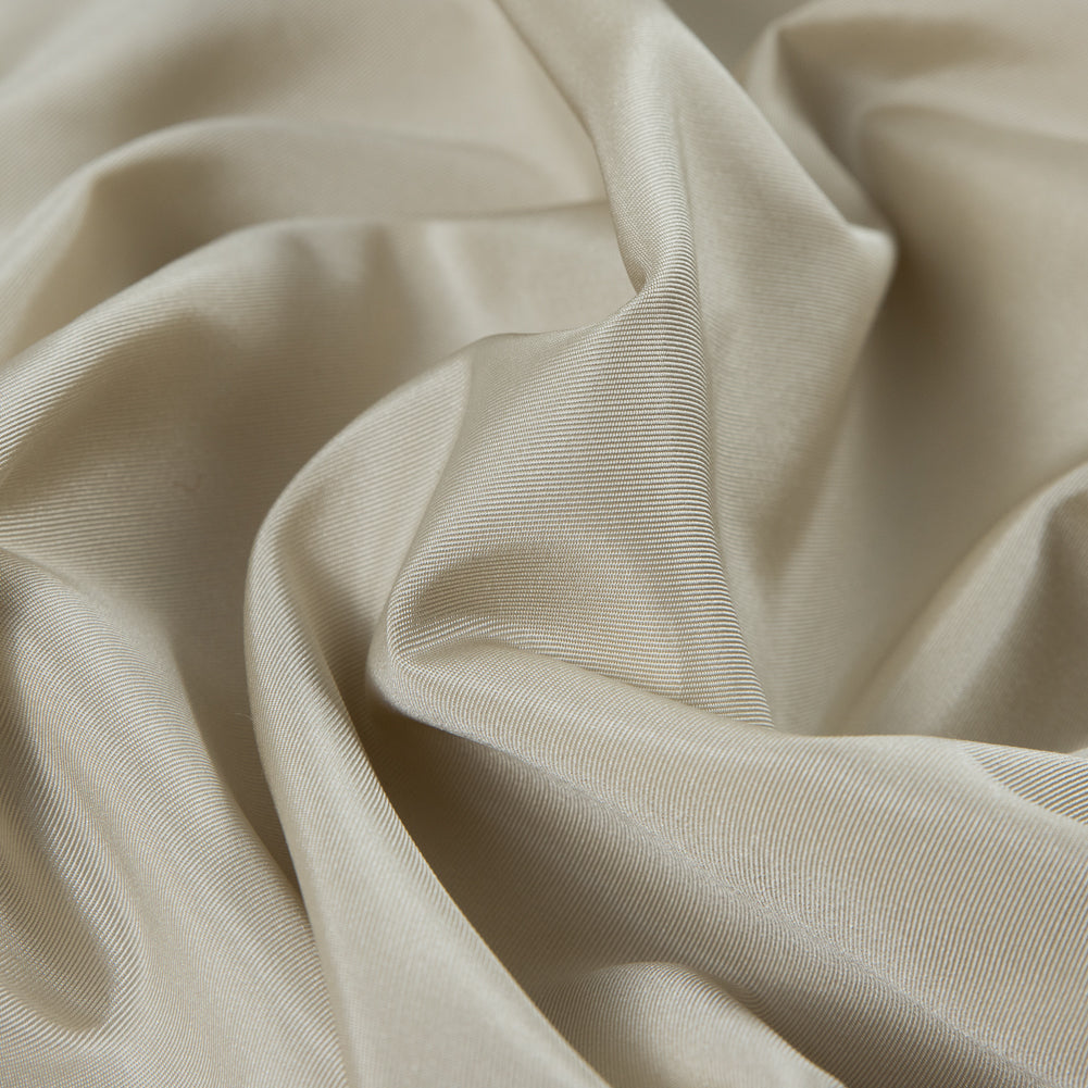 Vera Wang Beige Silk Faille Full Vera Wang Beige Silk Faille Full