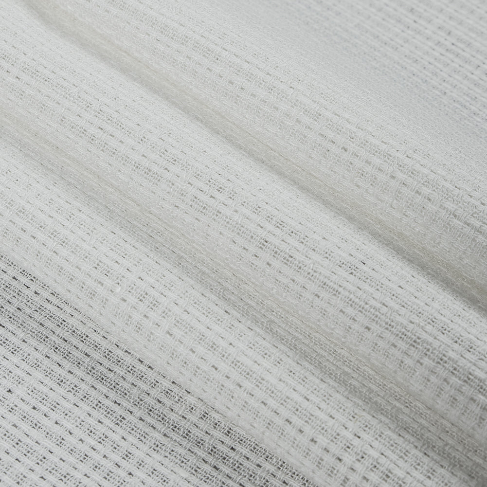 Italian Ivory Textural Linen Woven - Detail Italian Ivory Textural Linen Woven - Detail