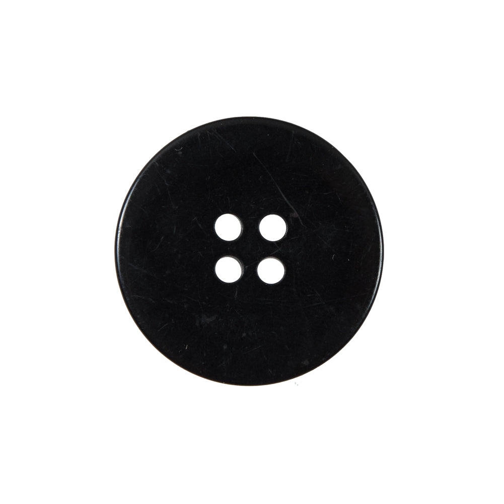 Black 4-Hole Plastic Button - 36L/23mm Detail