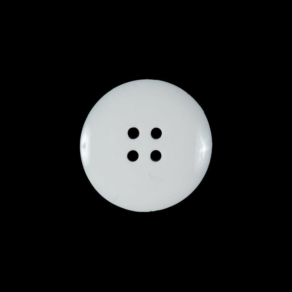 White and Black Plastic 4-Hole Button - 32L/20mm - Detail White and Black Plastic 4-Hole Button - 32L/20mm - Detail