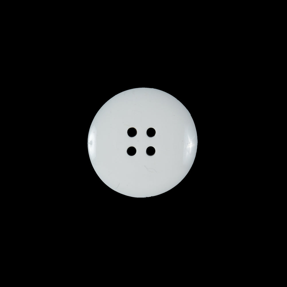 White and Black Plastic 4-Hole Button - 24L/15mm Detail White and Black Plastic 4-Hole Button - 24L/15mm Detail