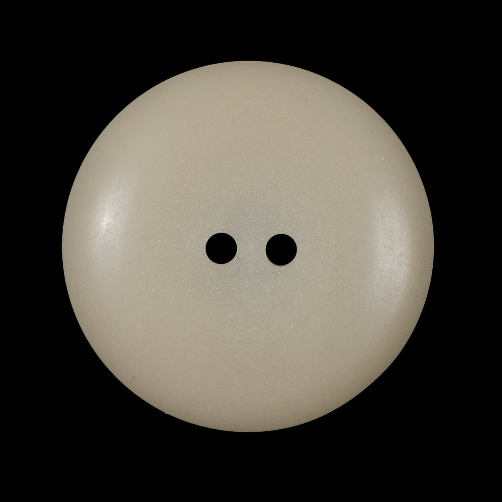 Beige Plastic 2-Hole Button - 48L/30.5mm Detail Beige Plastic 2-Hole Button - 48L/30.5mm Detail