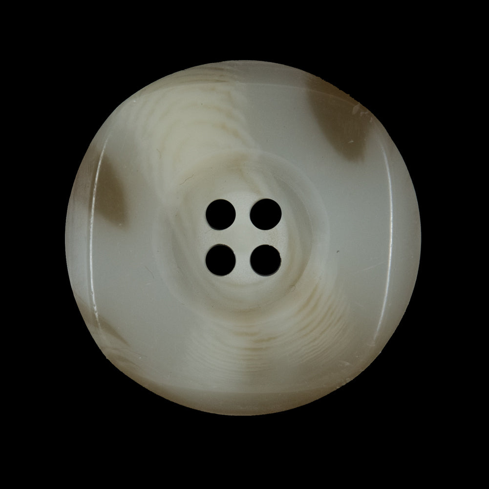 Ivory and Beige Horn Button - 44L/28mm Ivory and Beige Horn Button - 44L/28mm