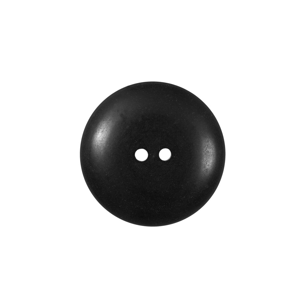 Black Plastic 2 Hole Button - 32L/20mm - Detail Black Plastic 2 Hole Button - 32L/20mm - Detail