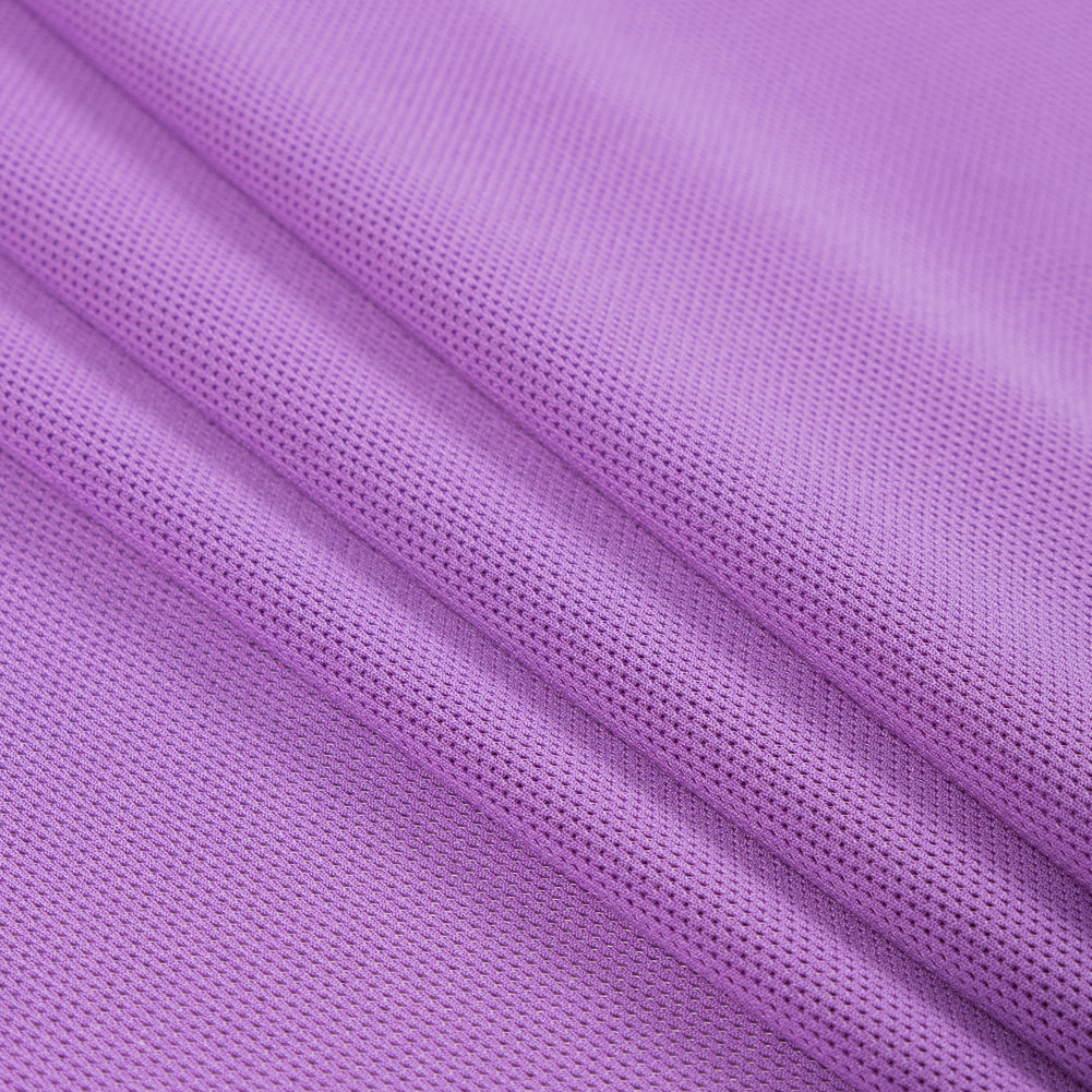 Violet Stretch Mesh with Wicking Capabilities Folded Violet Stretch Mesh with Wicking Capabilities Folded
