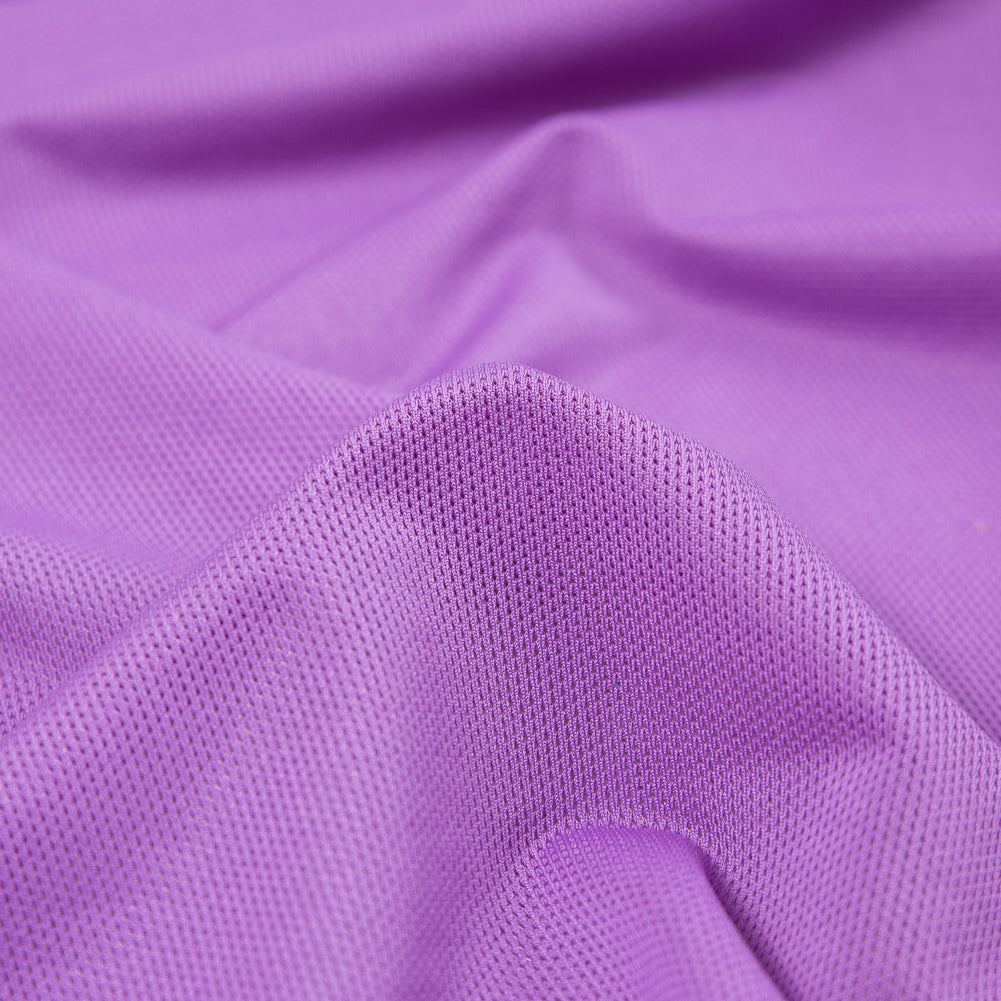 Violet Stretch Mesh with Wicking Capabilities Detail Violet Stretch Mesh with Wicking Capabilities Detail