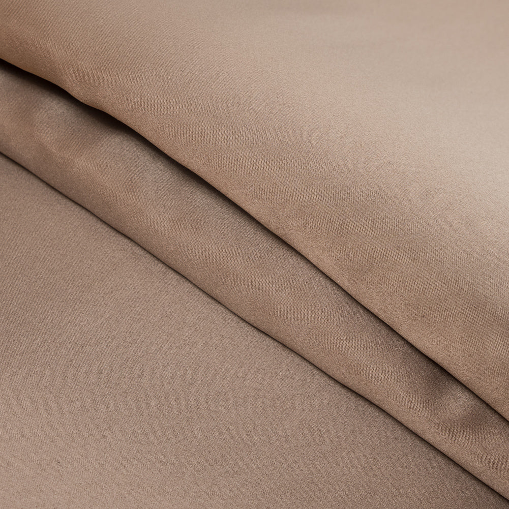 Beige Double Faced Duchesse Satin Folded Beige Double Faced Duchesse Satin Folded