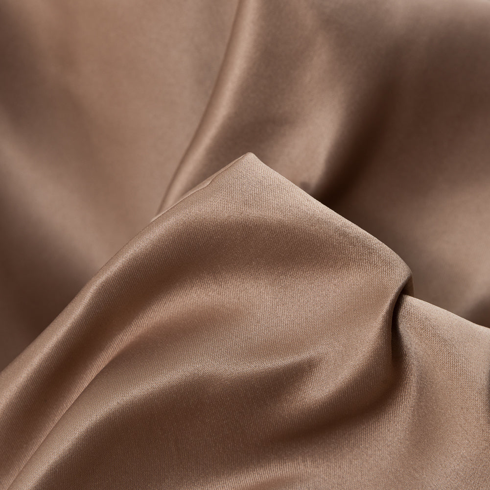 Beige Double Faced Duchesse Satin Detail Beige Double Faced Duchesse Satin Detail