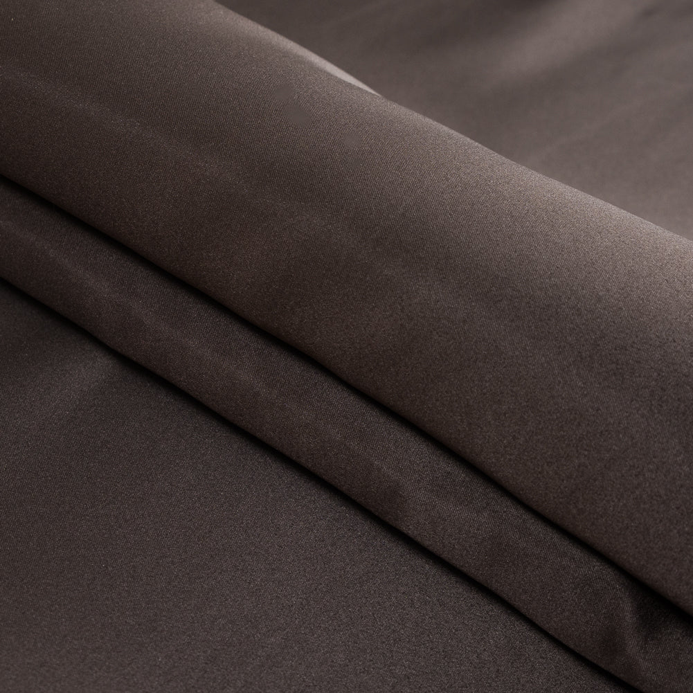 Brown and Navy Two-Tone Double Duchesse Satin Folded Brown and Navy Two-Tone Double Duchesse Satin Folded