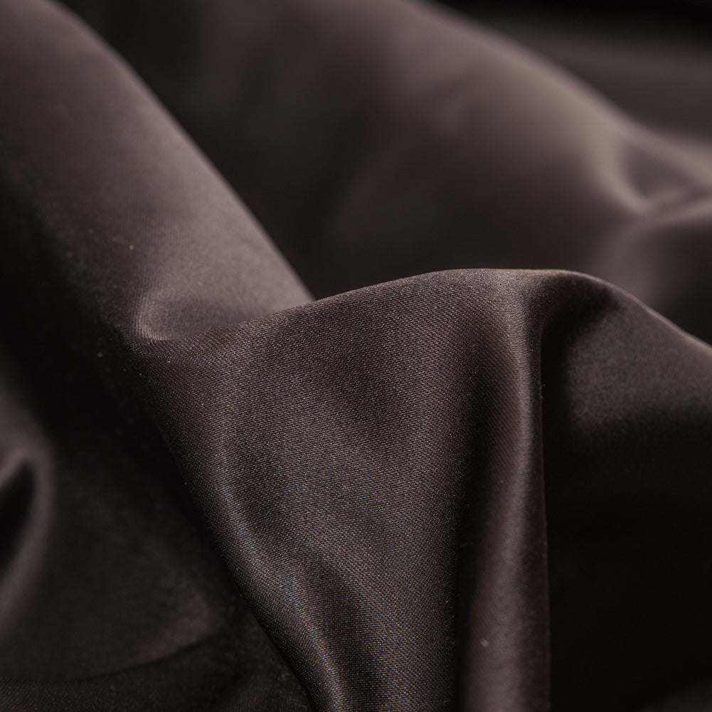 Brown and Navy Two-Tone Double Duchesse Satin Detail Brown and Navy Two-Tone Double Duchesse Satin Detail