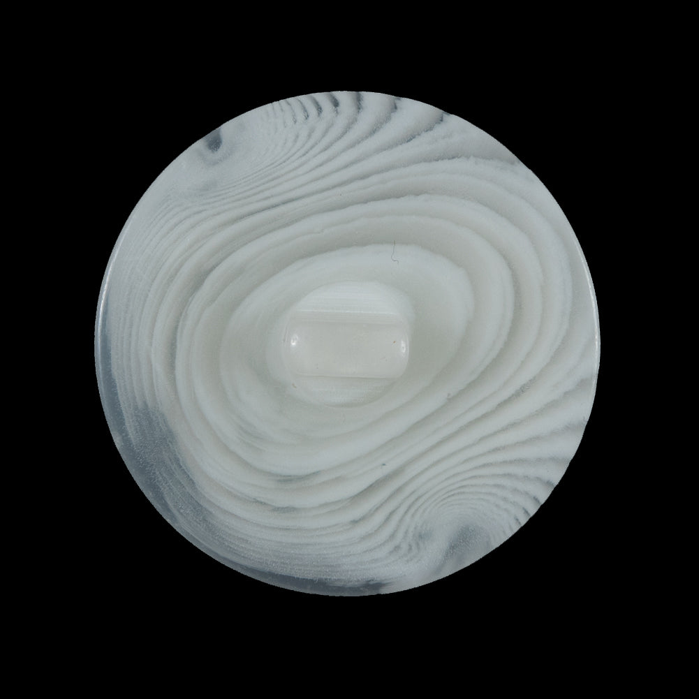 White Translucent Shank-Back Button - 44L/28mm - Detail White Translucent Shank-Back Button - 44L/28mm - Detail