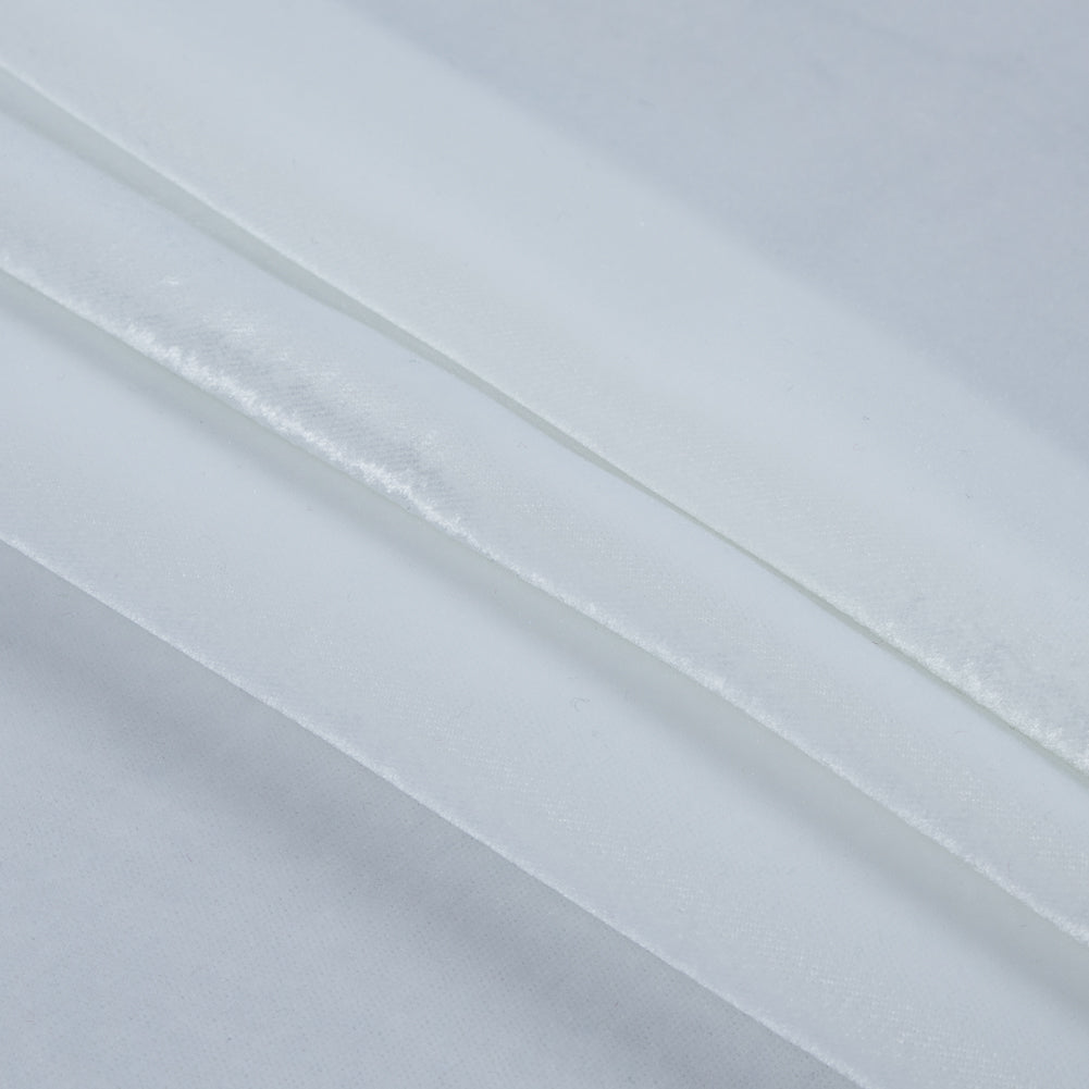 White Luxury Lyons Velvet - Folded White Luxury Lyons Velvet - Folded