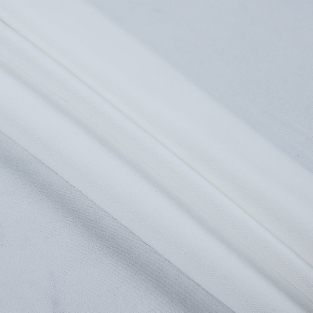 White 100% Micro Polyester Velvet - Folded White 100% Micro Polyester Velvet - Folded