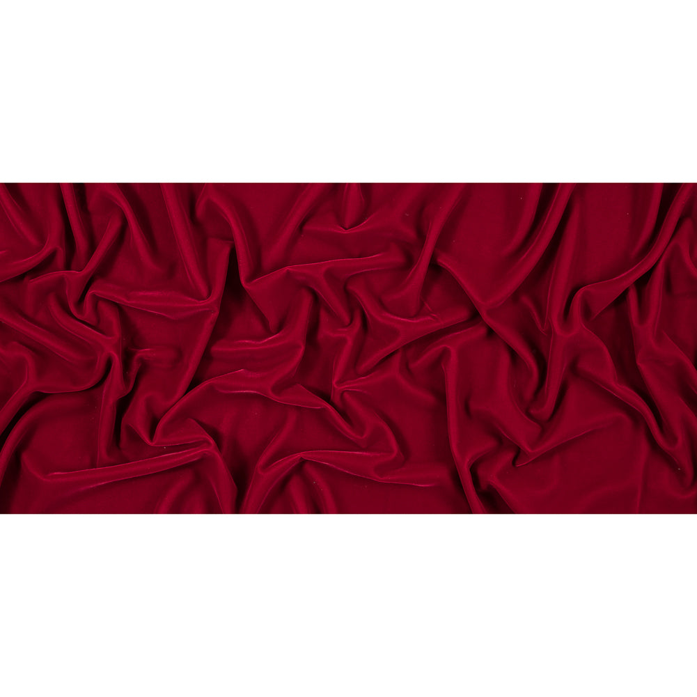 X-Mas Red 100% Micro Polyester Velvet - Folded X-Mas Red 100% Micro Polyester Velvet - Folded