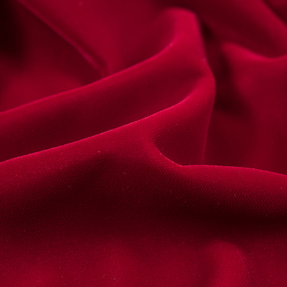 X-Mas Red 100% Micro Polyester Velvet - Full X-Mas Red 100% Micro Polyester Velvet - Full