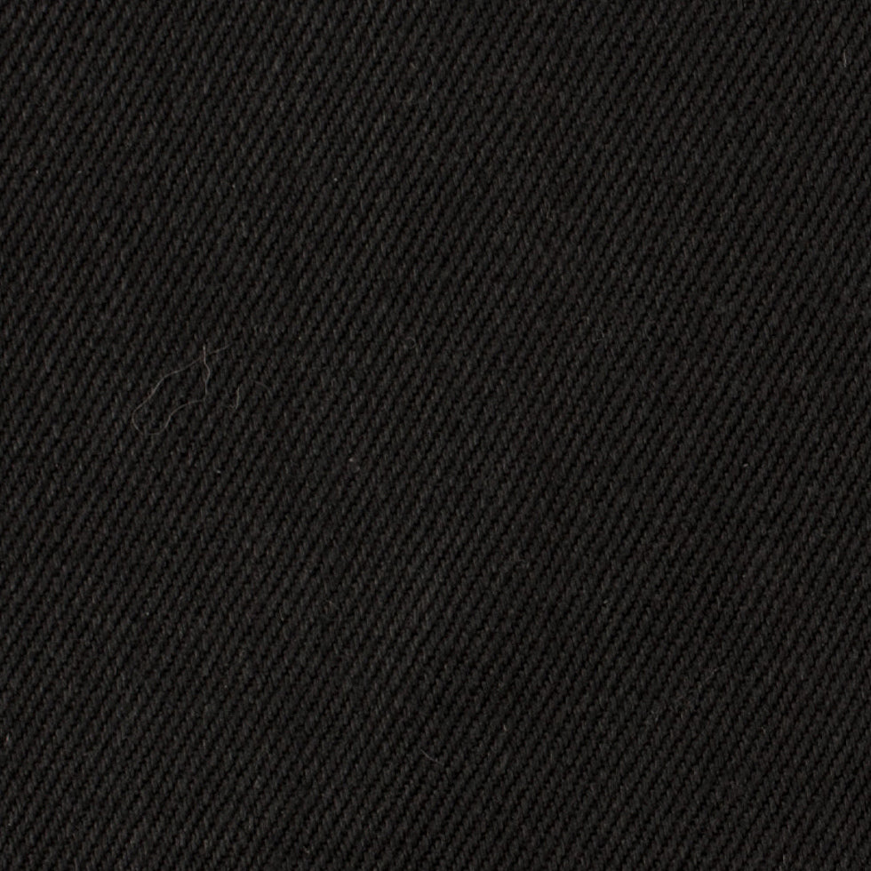 Black Cotton Selvedge Denim -12oz Full Black Cotton Selvedge Denim -12oz Full