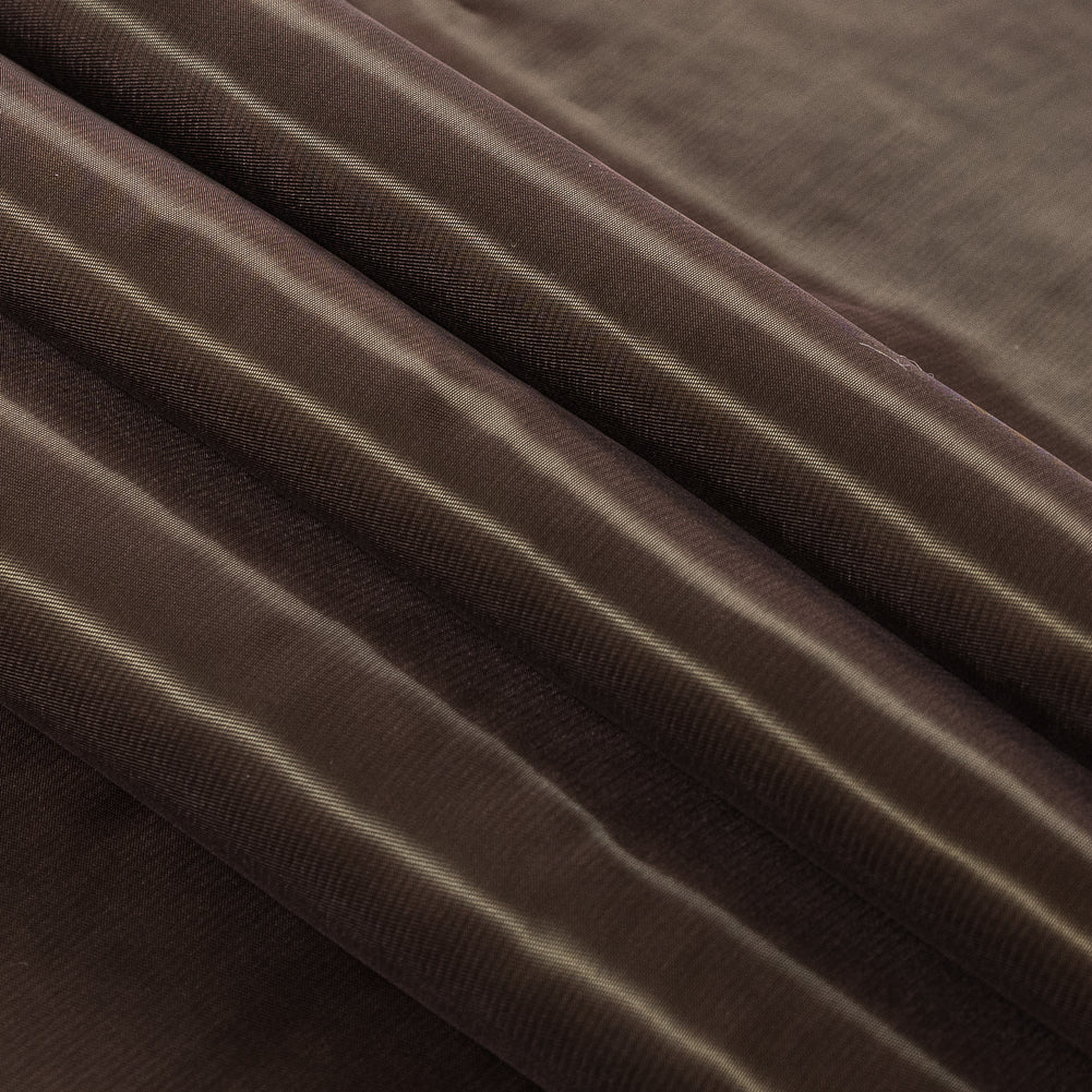 Heavy Twill Lining - Chocolate Brown Folded Heavy Twill Lining - Chocolate Brown Folded