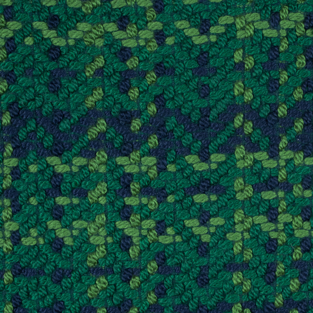 Evergreen and Eclipse Blended Wool Tweed Evergreen and Eclipse Blended Wool Tweed