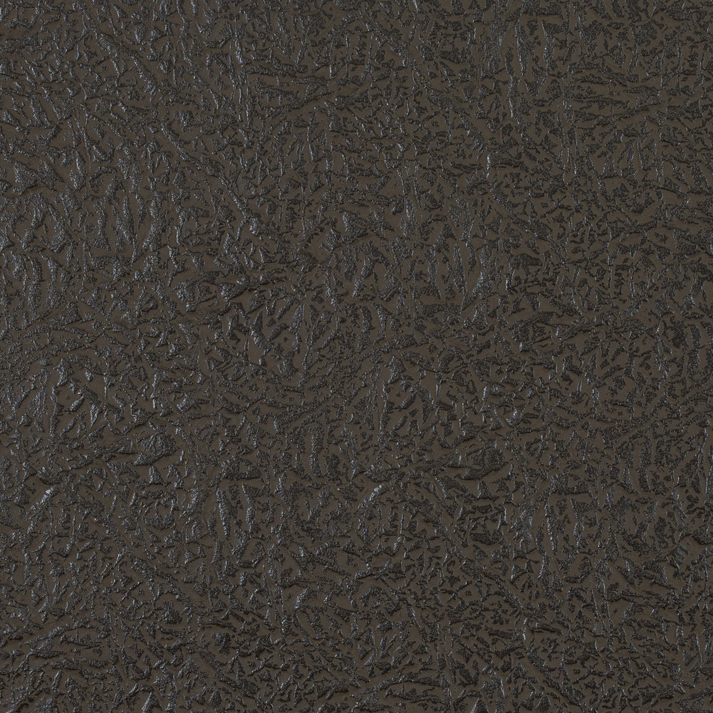 Slate Black Embossed Faux Leather with a Black Fabric Backing Slate Black Embossed Faux Leather with a Black Fabric Backing