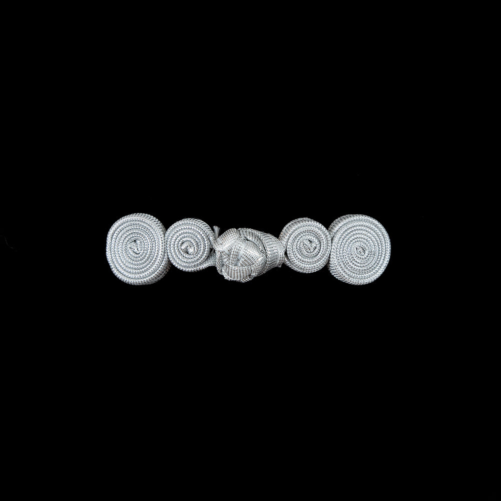 Silver Frog Closure - 2.375 x .625 Silver Frog Closure - 2.375 x .625