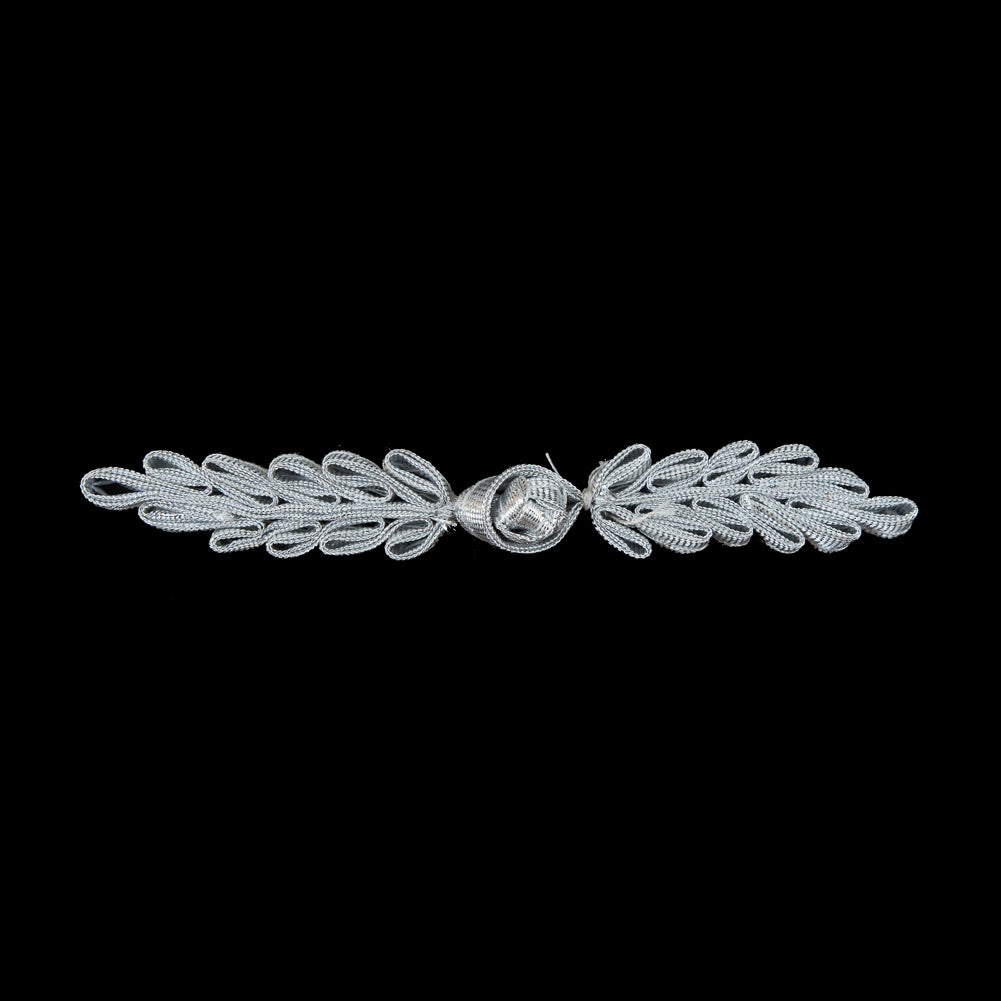 Silver Frog Closure - 5" x .75" Silver Frog Closure - 5" x .75"