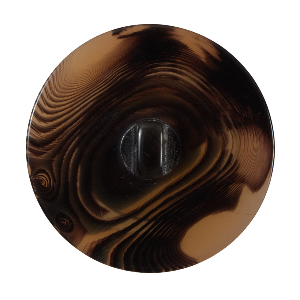 Musk Brown Plastic Shank-Back Button - 54L/34mm Detail Musk Brown Plastic Shank-Back Button - 54L/34mm Detail