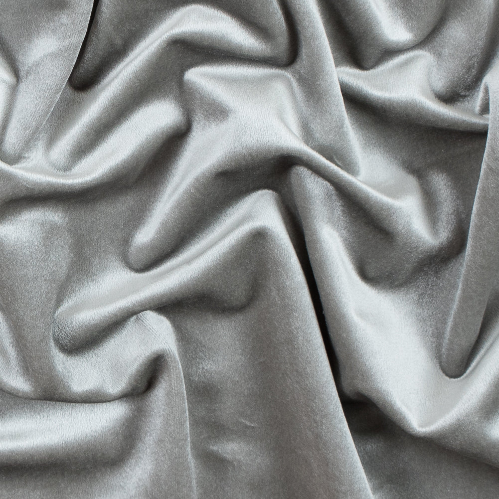 Polyester Velvet - Gray Violet - Helene Collection Polyester Velvet - Gray Violet - Helene Collection